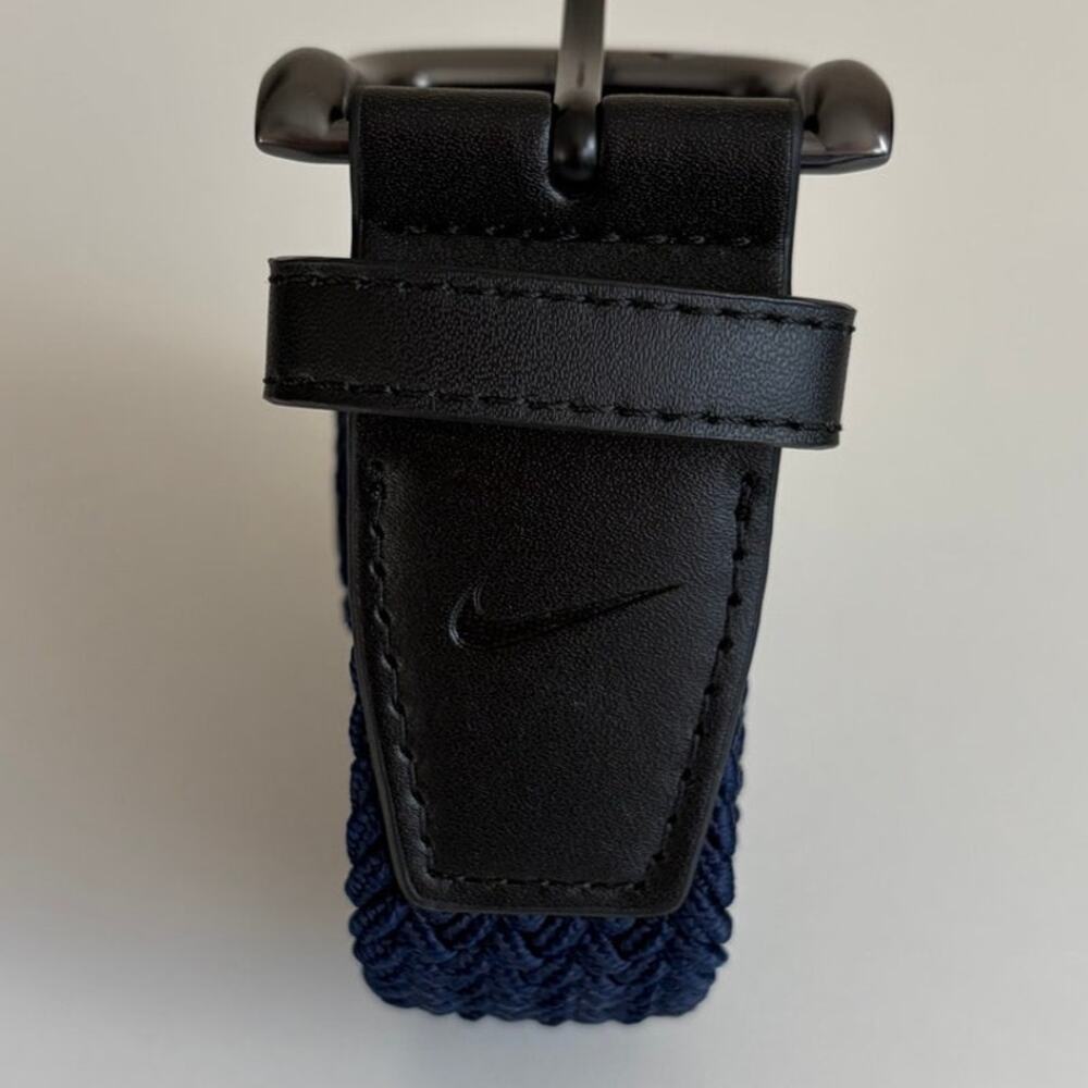 Nike's Men's Stretch Woven Golf Belt Navy Big & Tall